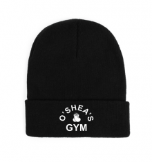 'NEVER LEAVE...' BEANIE BLACK